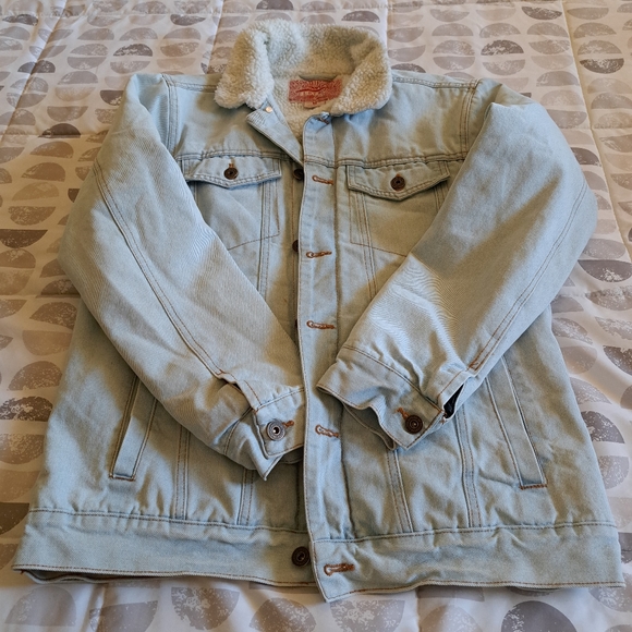 Jean jacket M sherpa lined - Picture 2 of 7